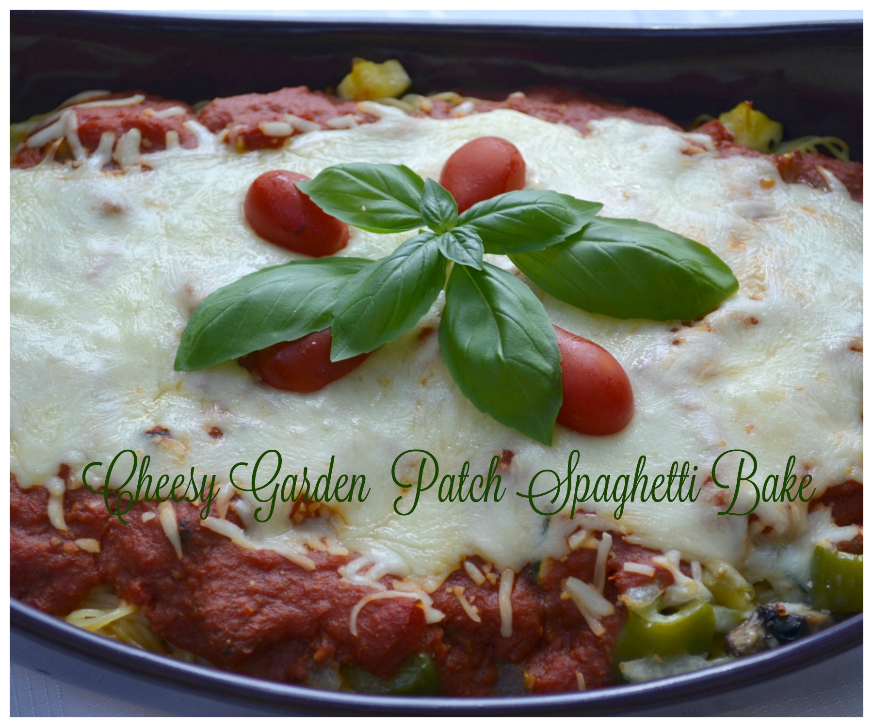 spaghetti, veggies, pasta, cheese, italian, cheesy garden patch spaghetti bake