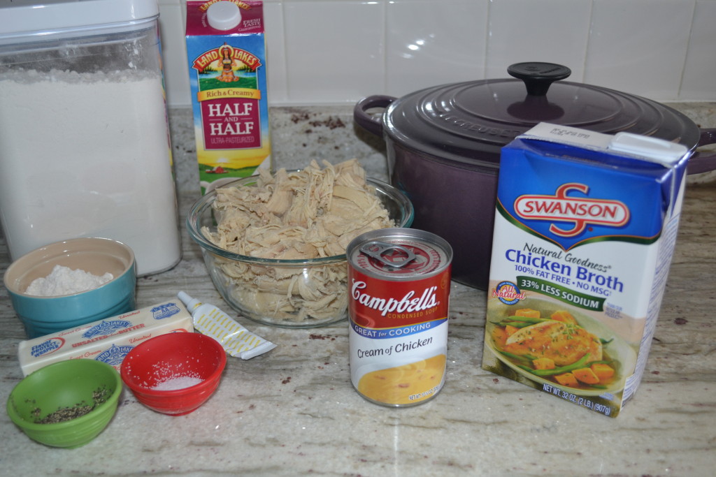 receta de pollo y galletas con crema