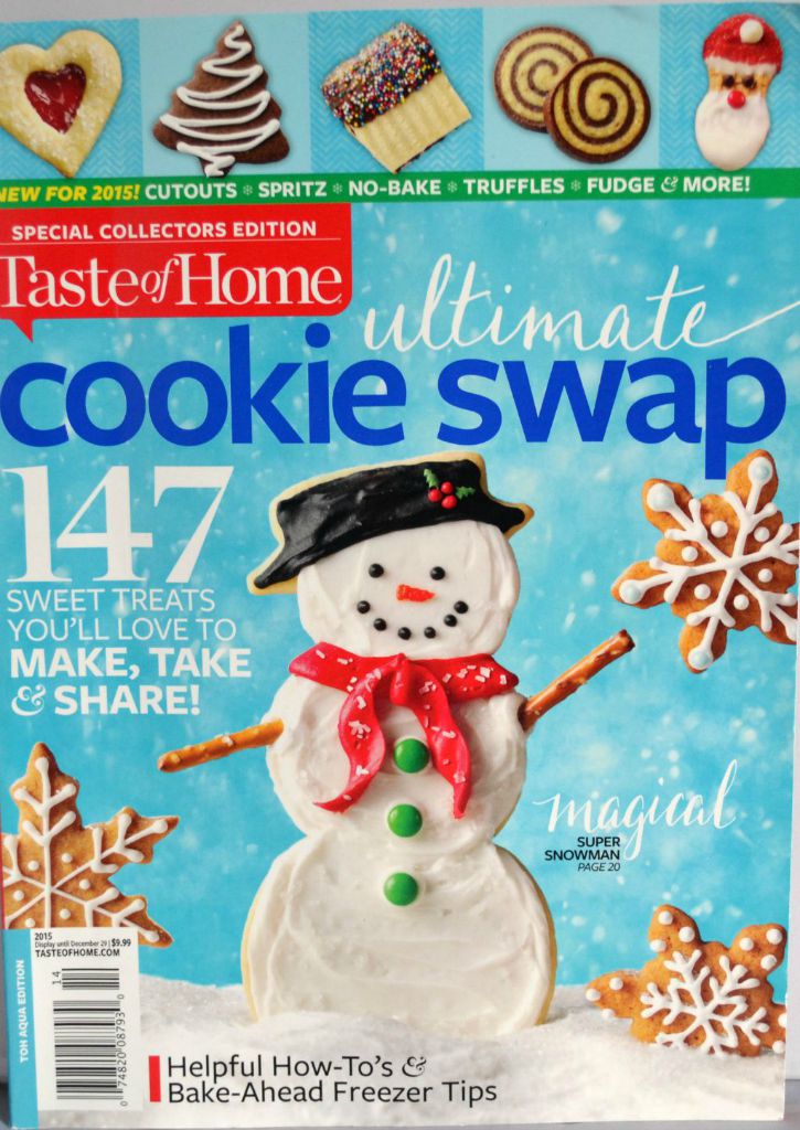 MY COOKIE RECIPES IN TASTE OF HOME MAGAZINE