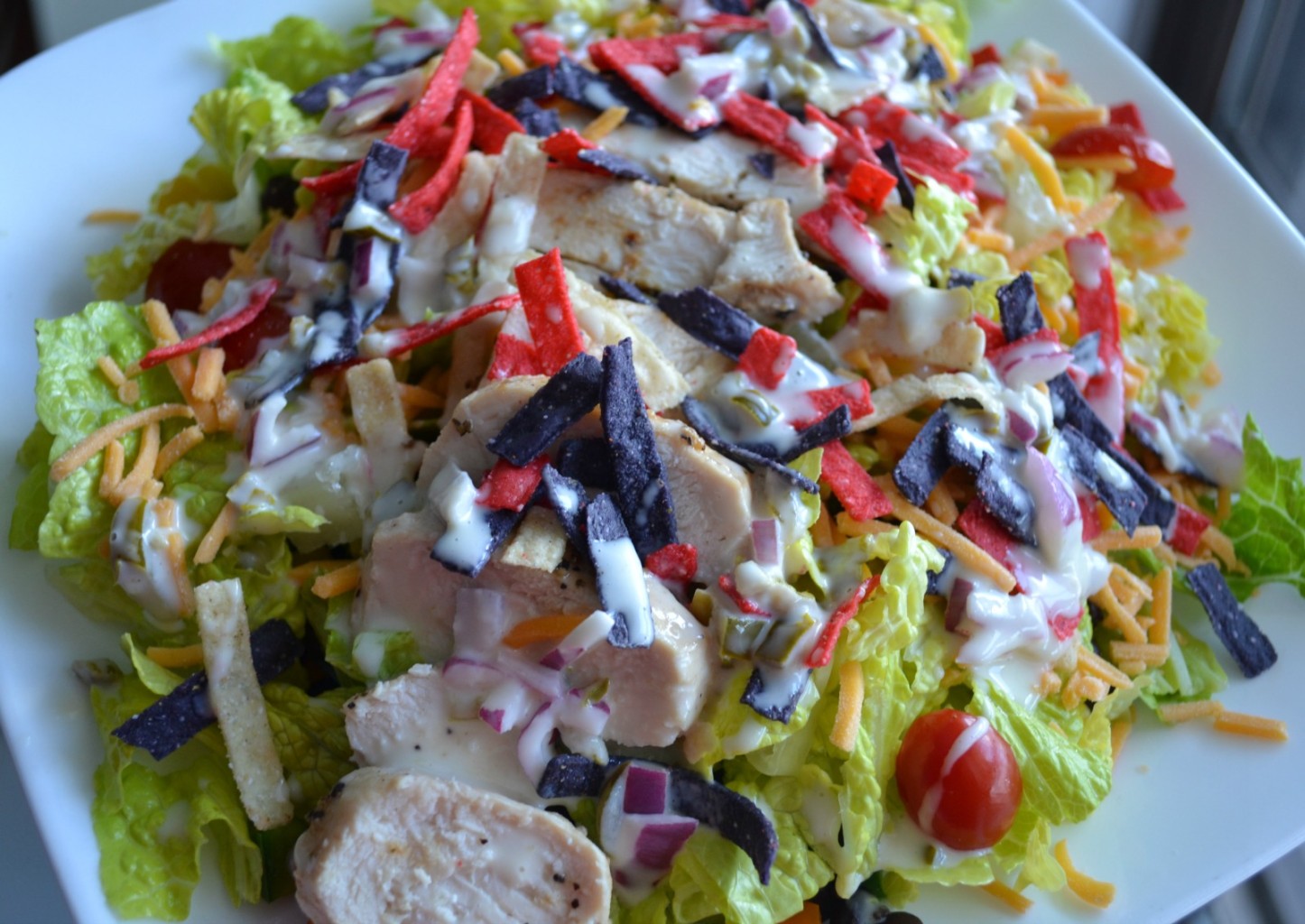 SOUTHWEST CHICKEN SALAD/JALAPENO DRESSING