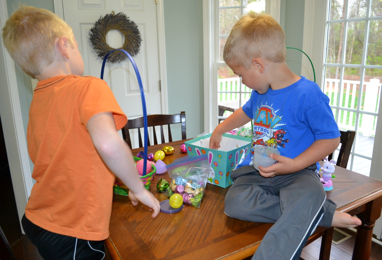 Easter treats, egg hunt