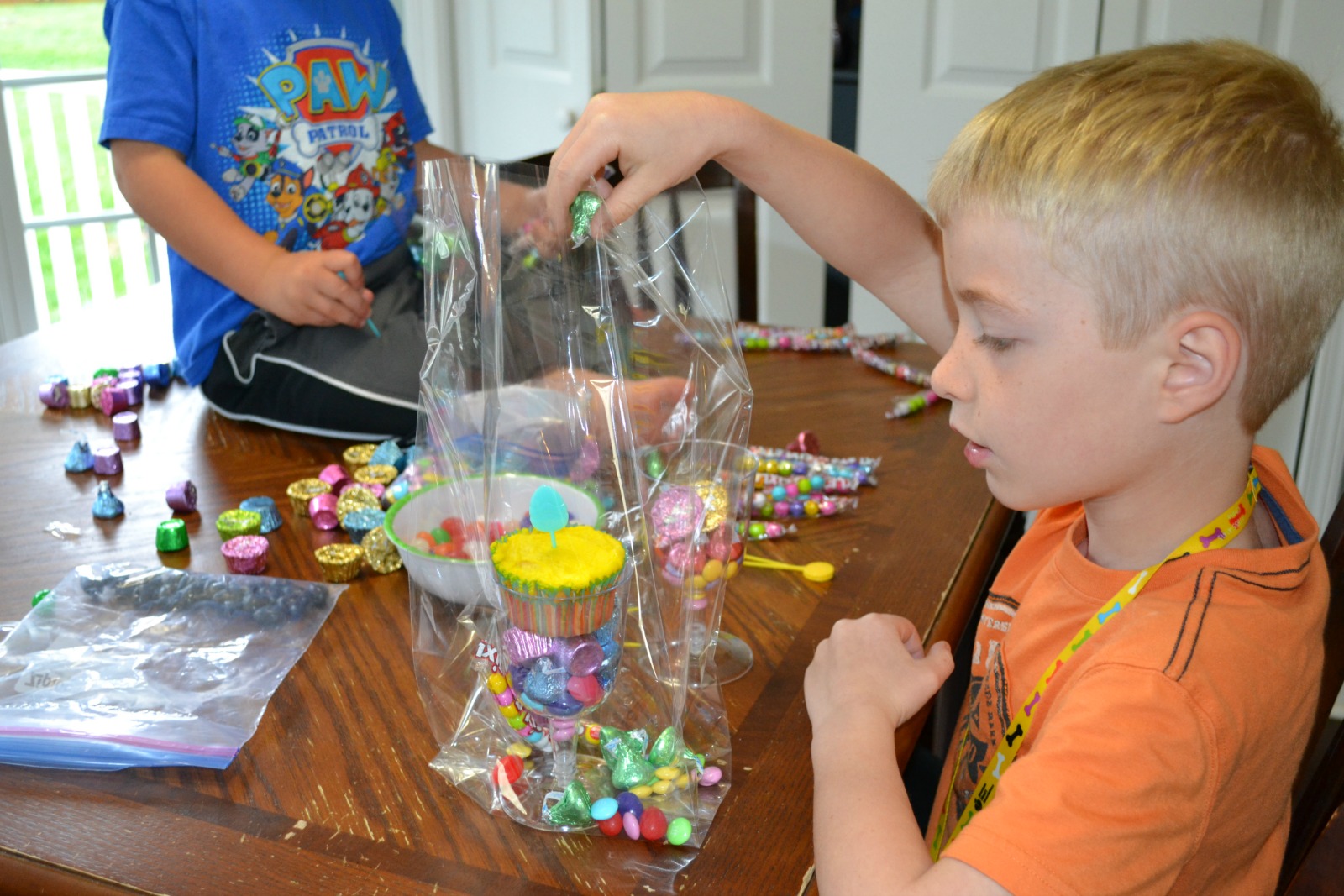 easter treats, cookie bags