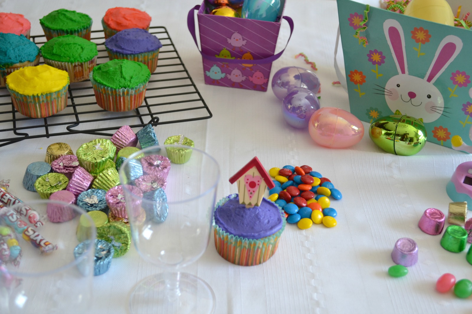 Easter treats, candy bags