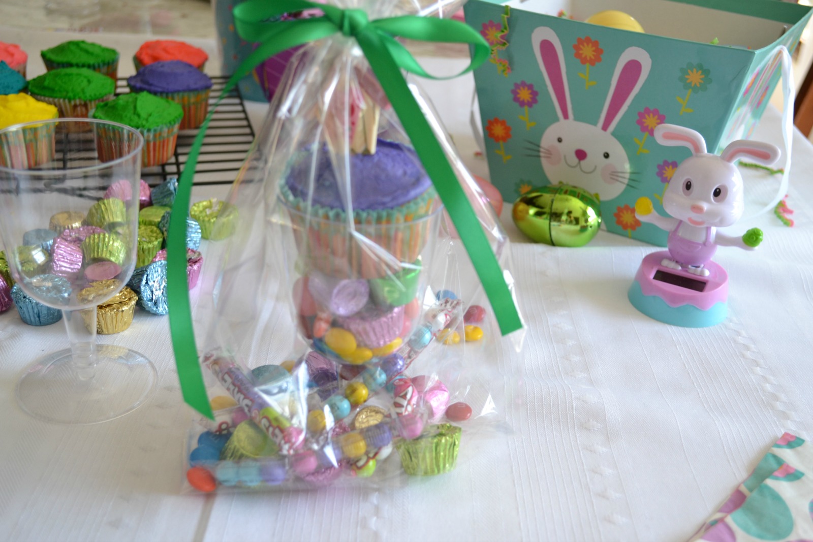 Easter treats, candy bags