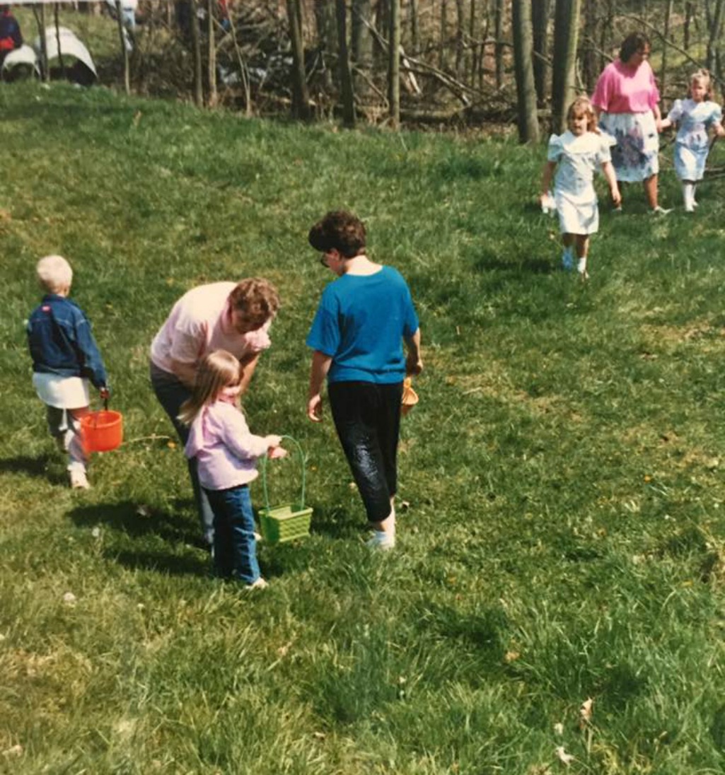 Easter egg hunts and special memories.