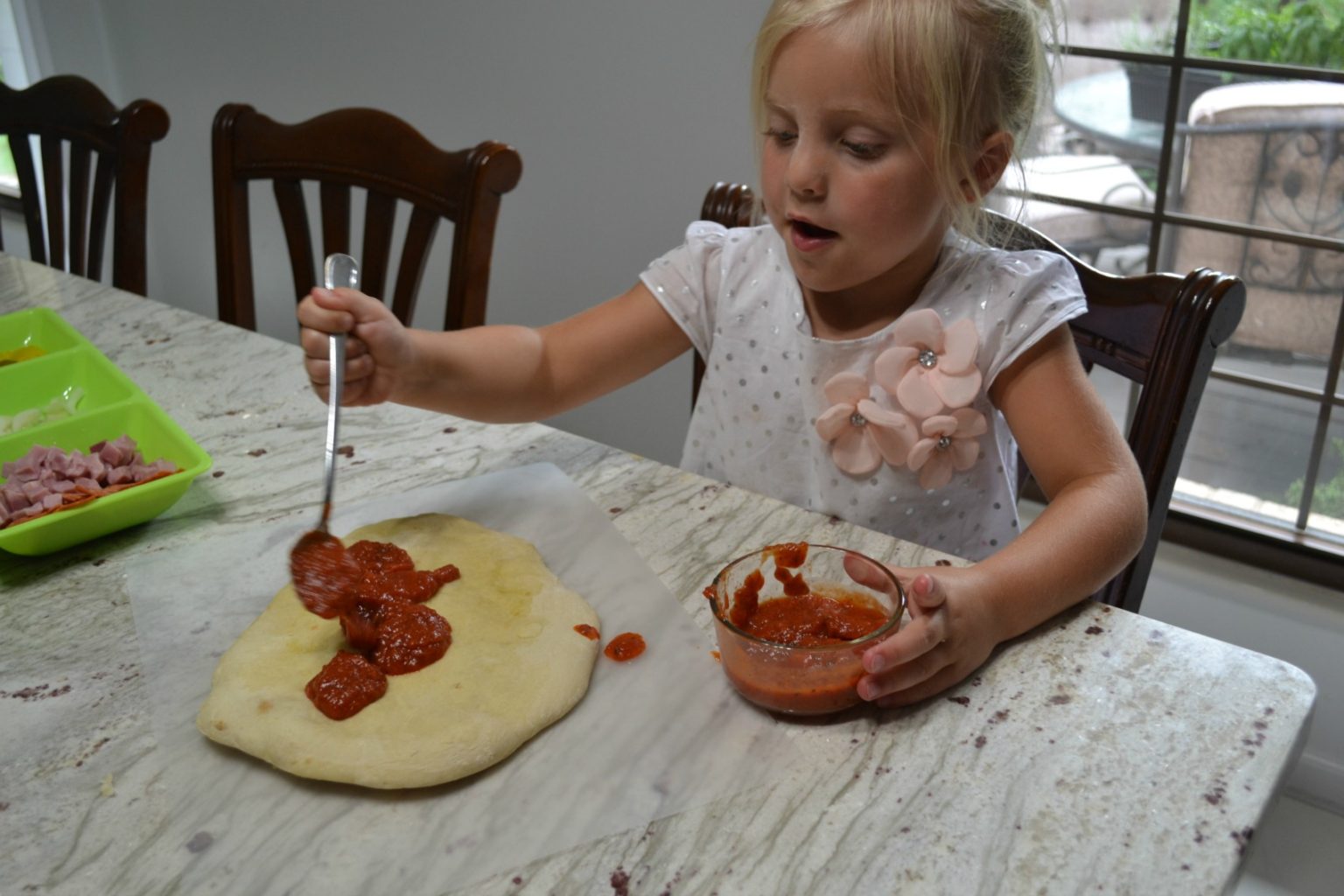 THREE YEAR OLD CHEF IN THE KITCHEN..KIDS COOKING