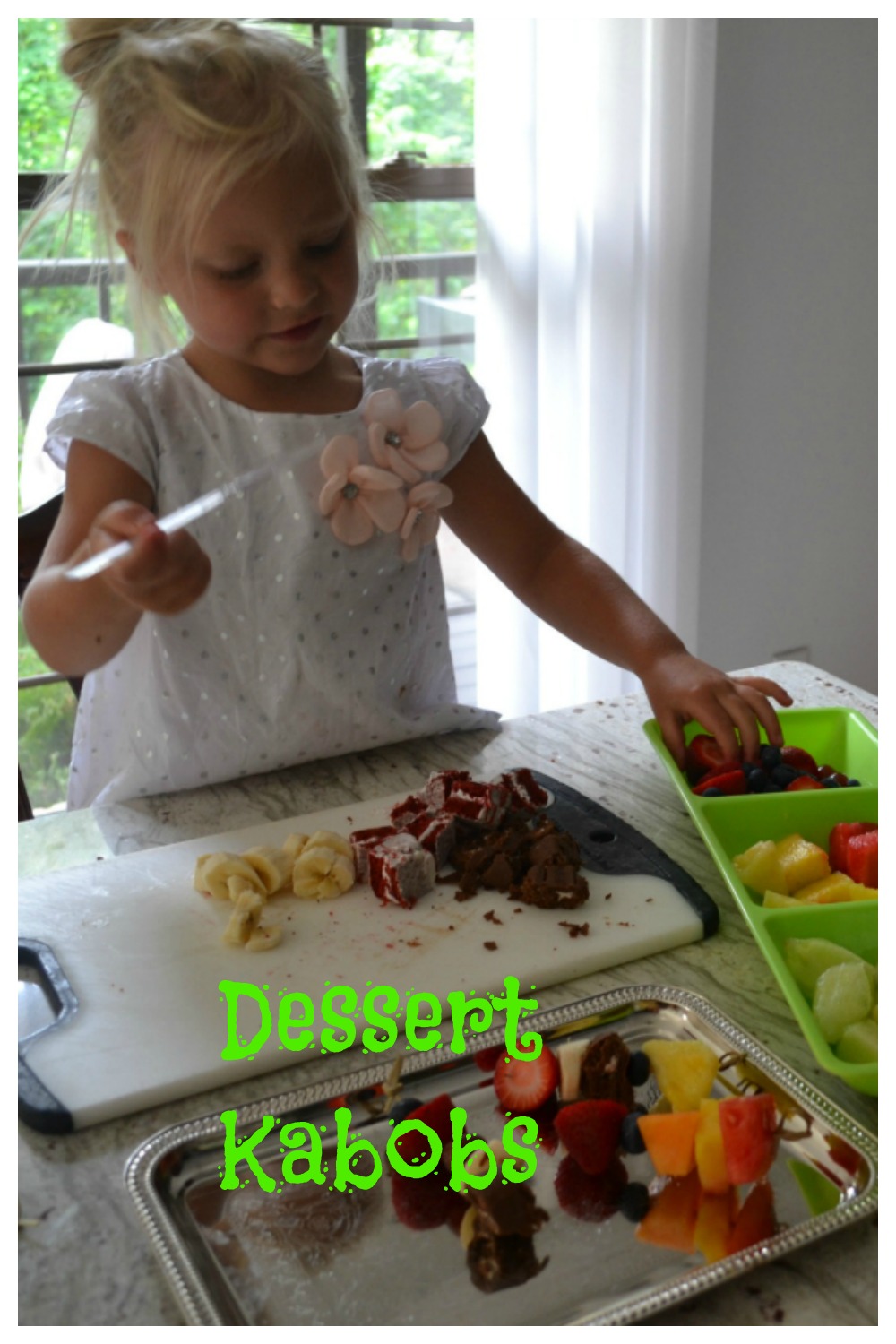 dessert kaboba, kids cooking