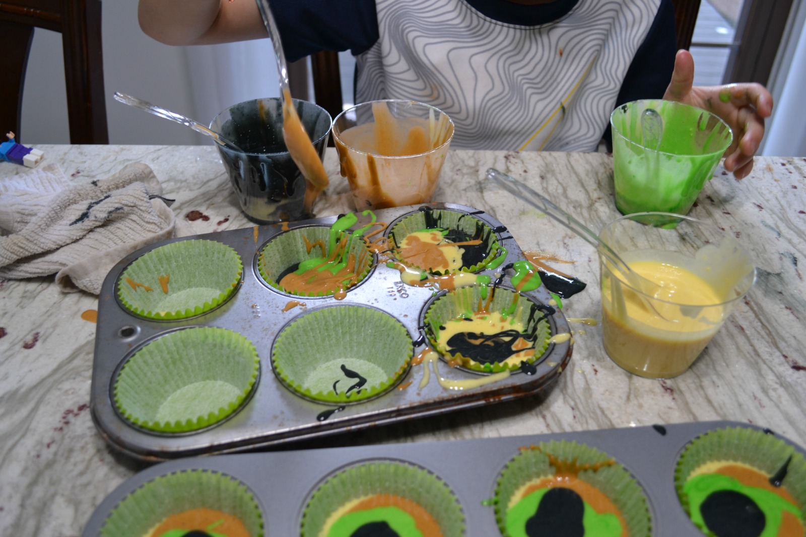 camo cupcakes, kids cooking class