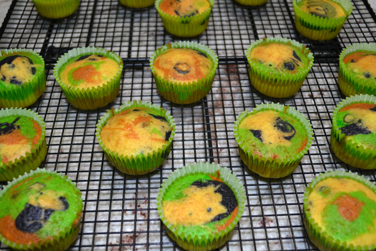 camo cupcakes, kids cooking class