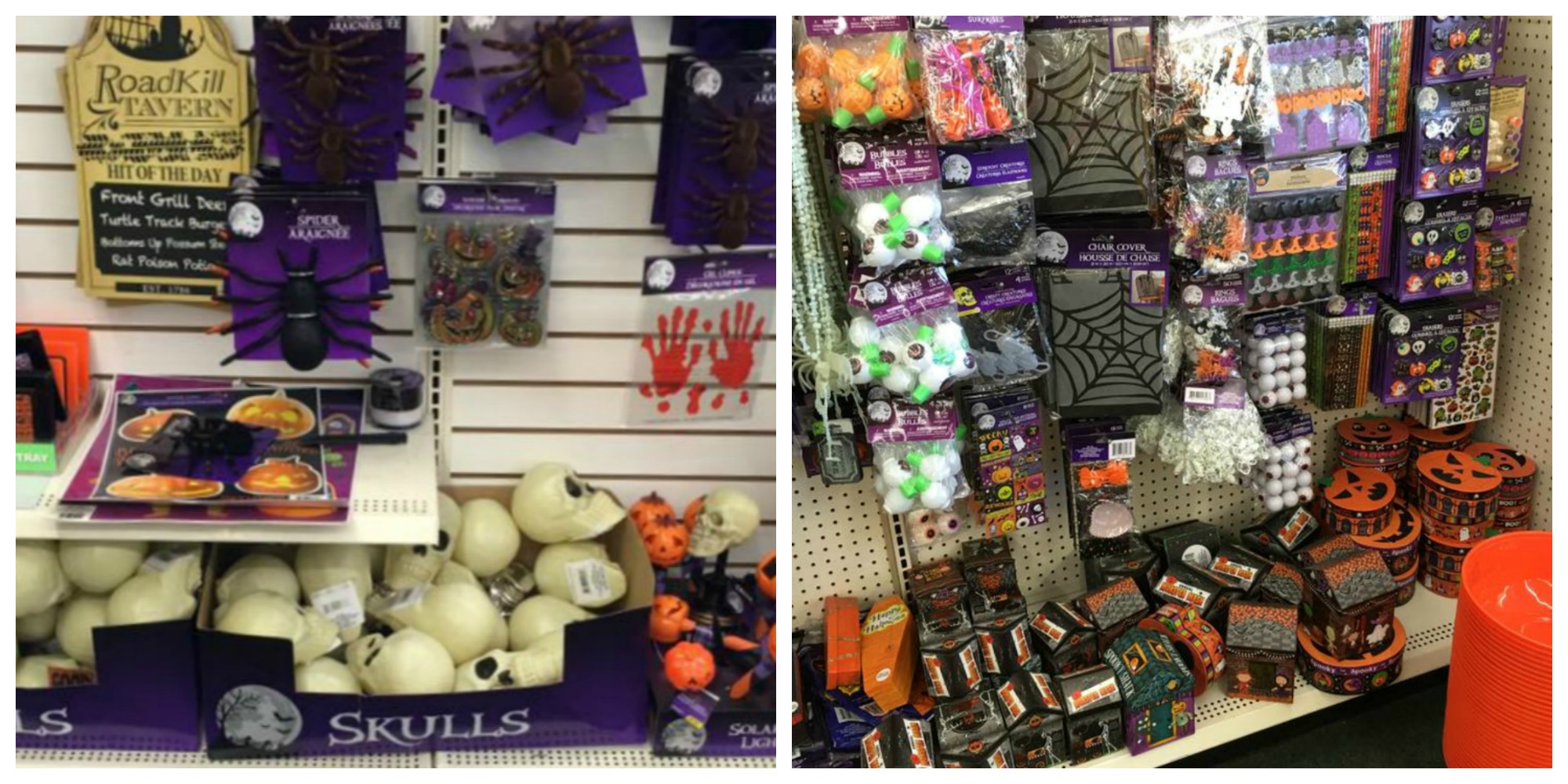 halloween decorations in stores