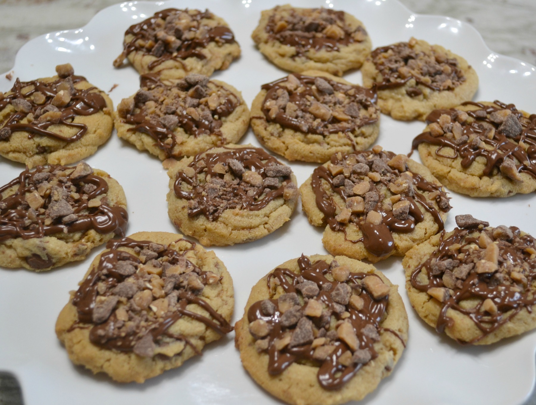 cookies, peanut butter, toffee bits, choc chips, fall baking