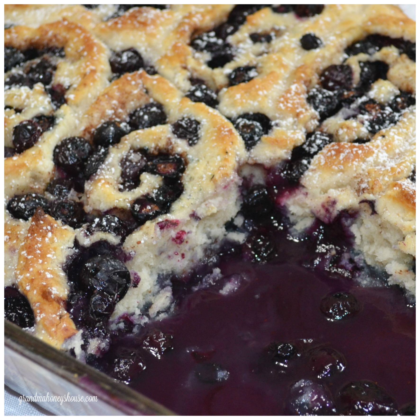 blueberry cobbler roll