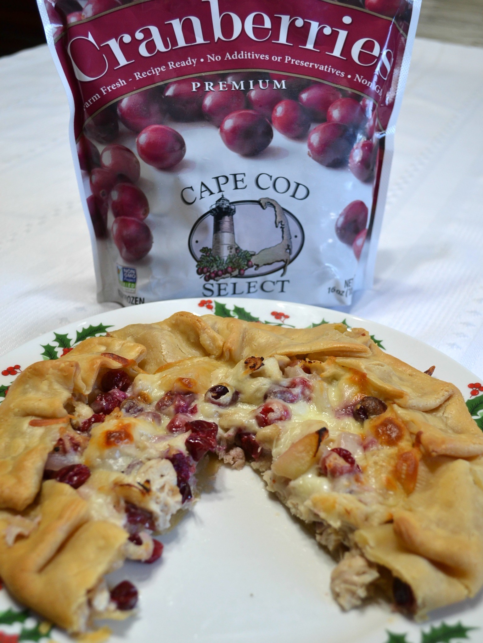 A savory recipe using Cape Cod Select Premium Frozen Cranberries for the holiday blogger challenge.