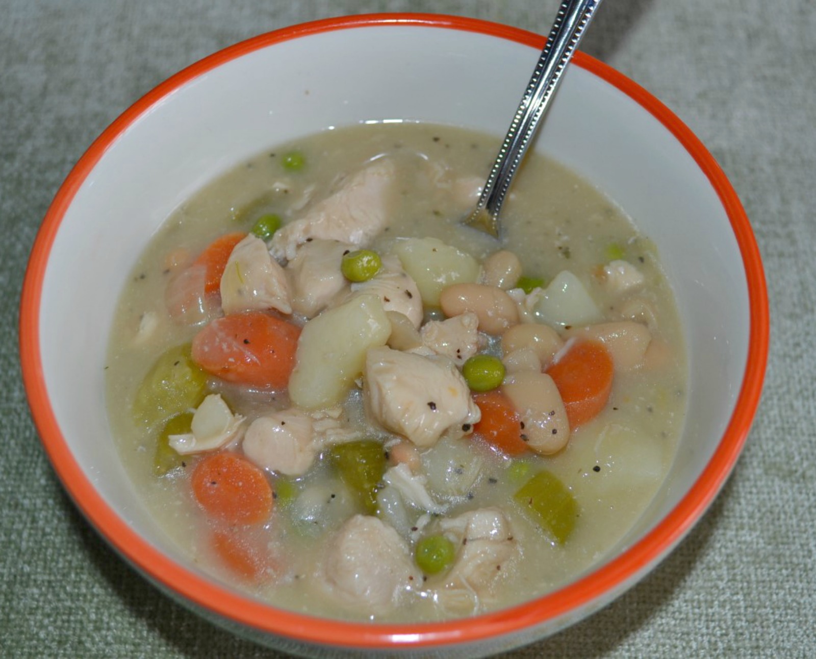 This Hearty-Chicken-Vegetable-Stew is packed with healthy ingredients, delicious, and will keep you warm on a cold winter's day.