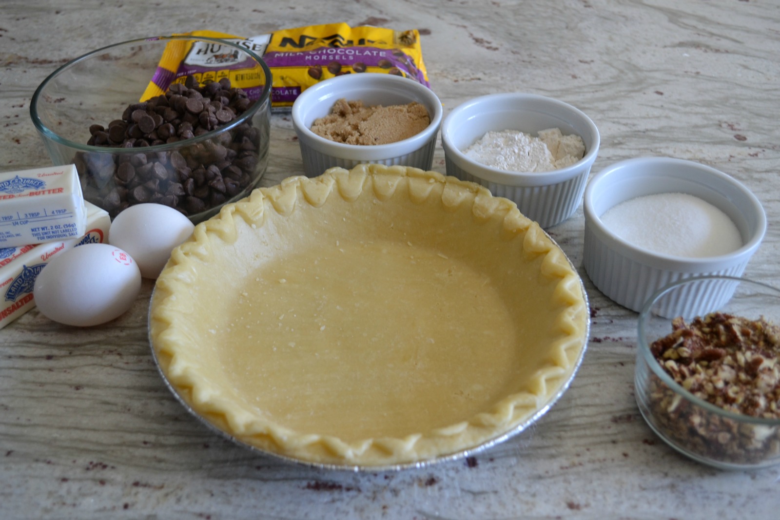 This Toll House Pie is a delicious and easy to make retro dessert.