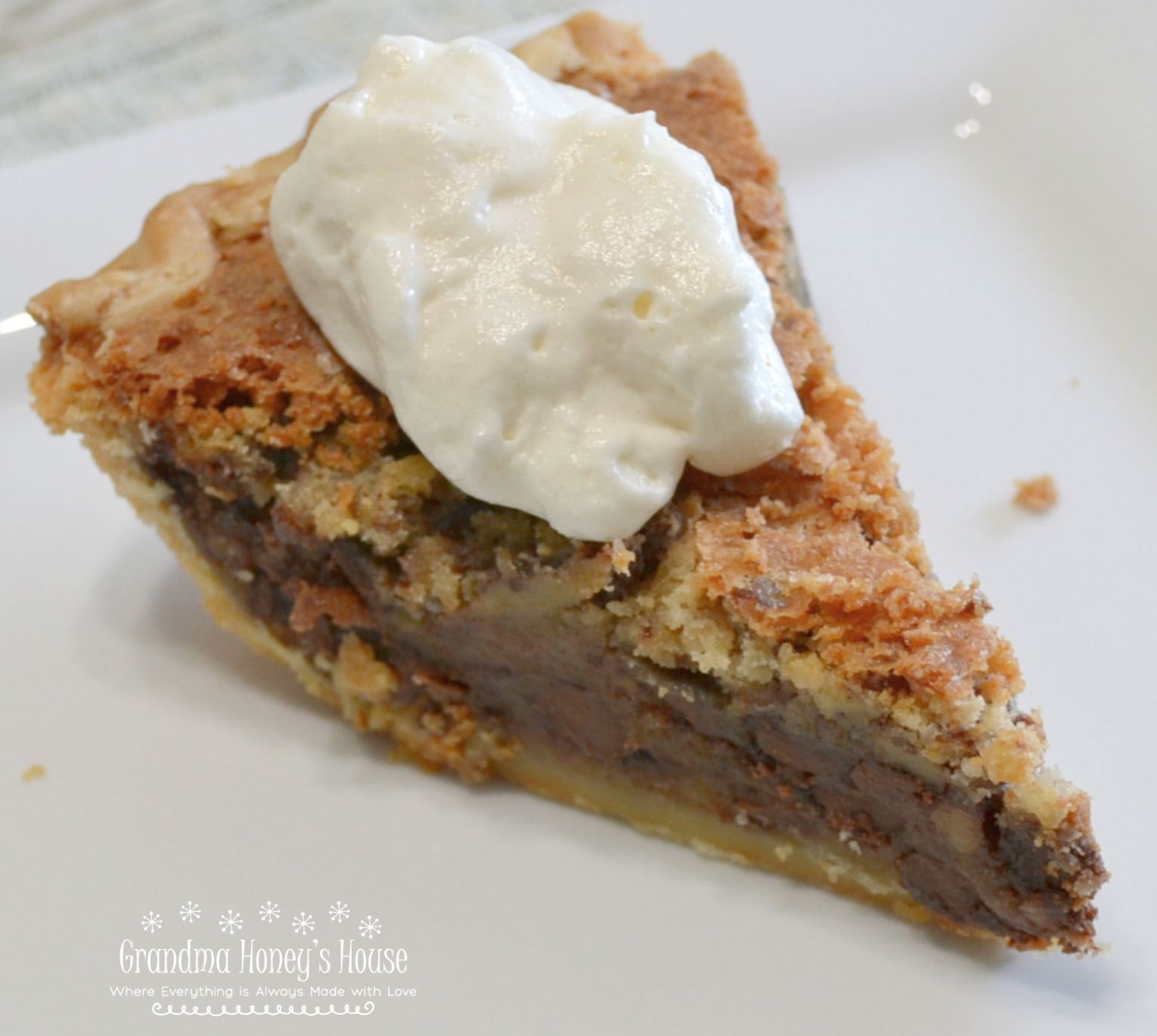 This Toll House Pie is a delicious and easy to make retro dessert. 
