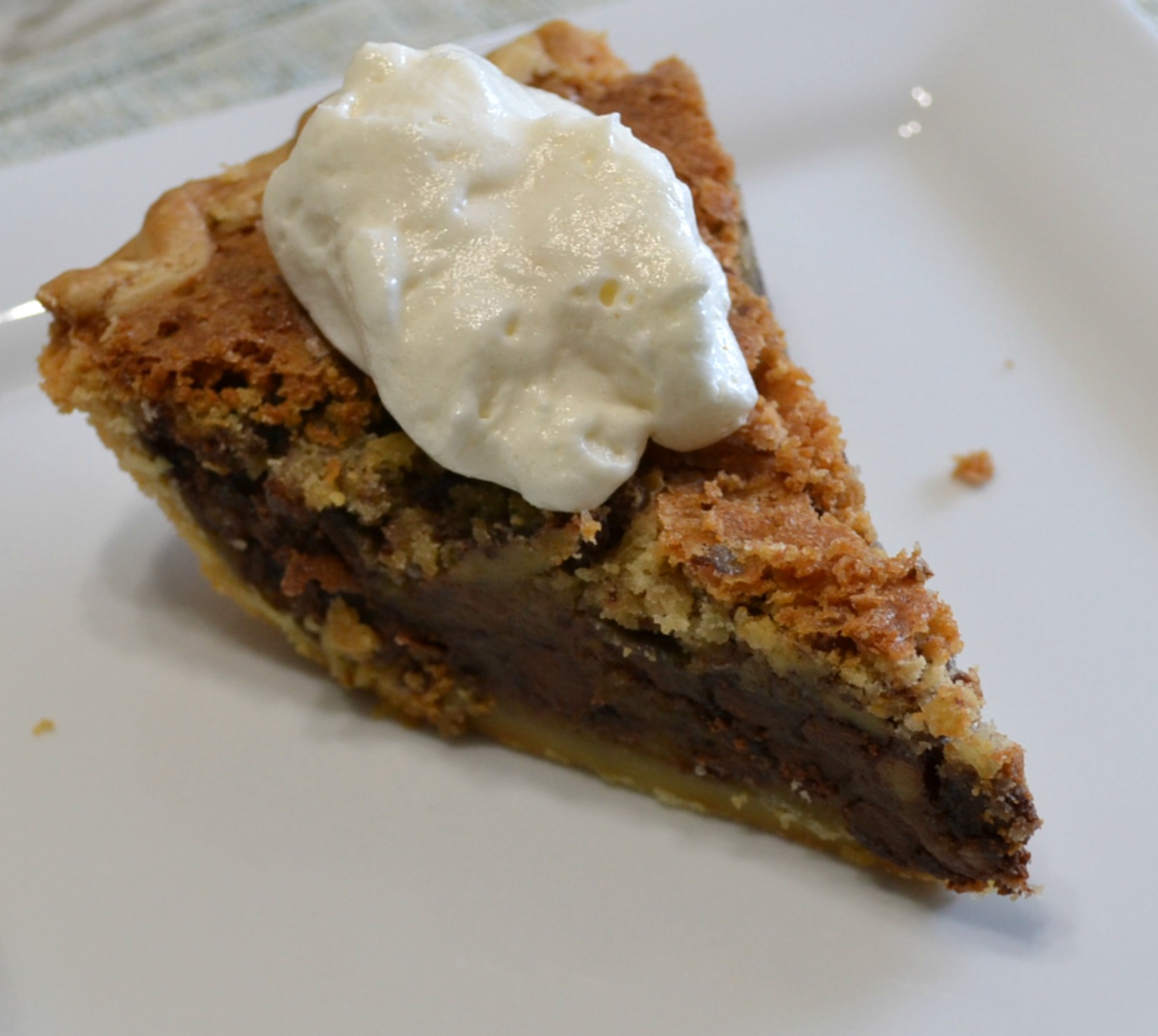 This Toll House Pie is a delicious and easy to make retro dessert.