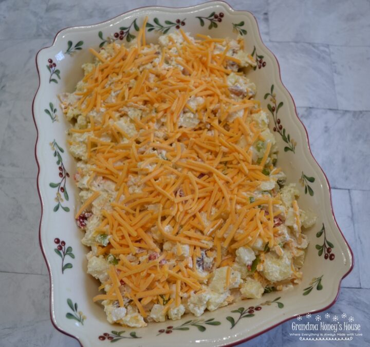 CHICKEN BACON RANCH POTATO CASSEROLE - GRANDMA HONEY'S HOUSE