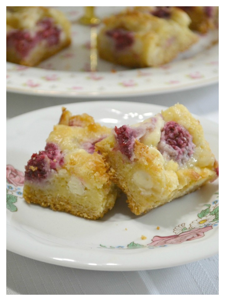 Raspberry White Chocolate Cake Bars are an easy to make, decadent dessert for summer