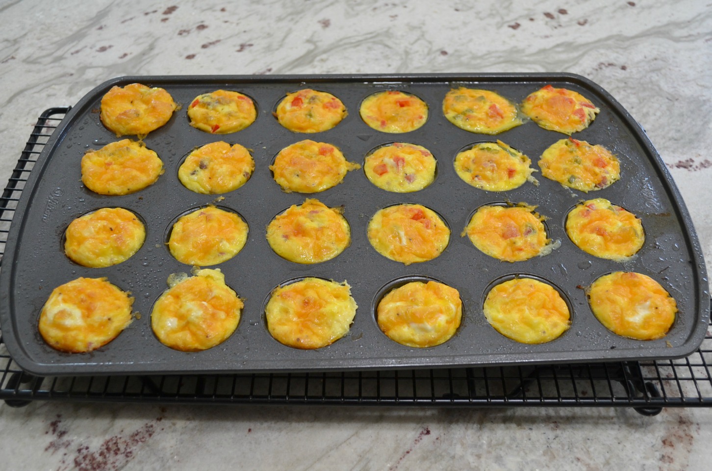 Crustless Mini Quiche.