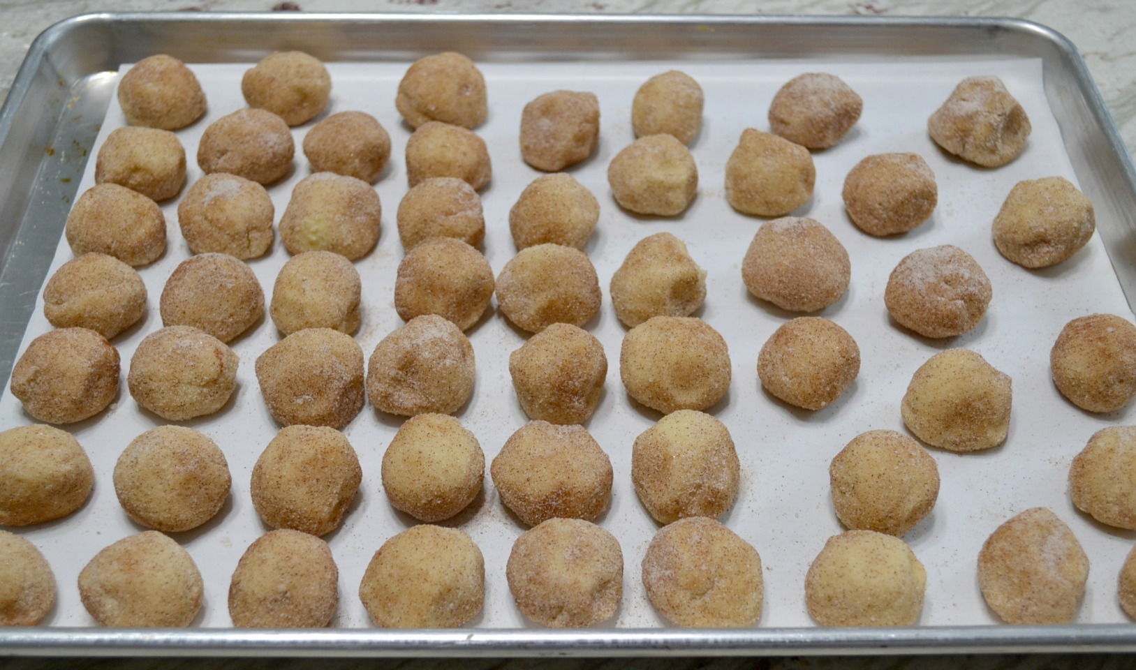 Preparing freezer cookie dough balls ahead of time allows you to bake fresh, homemade cookies in minutes with no mess