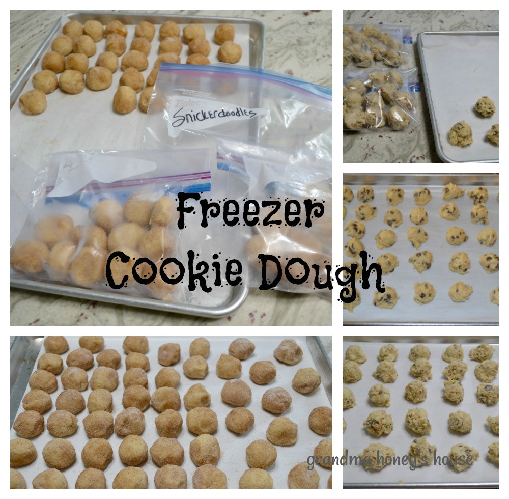 Preparing freezer cookie dough balls ahead of time allows you to bake fresh, homemade cookies in minutes with no mess.