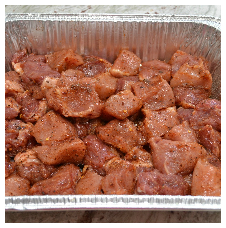 Moist, tender, BBQ Baby Back Riblets rubbed with a homemade rub, and simmered in homemade BBQ sauce.