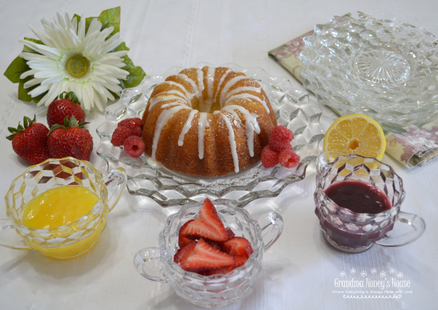 Mini Citrus Bundt Cake for 2