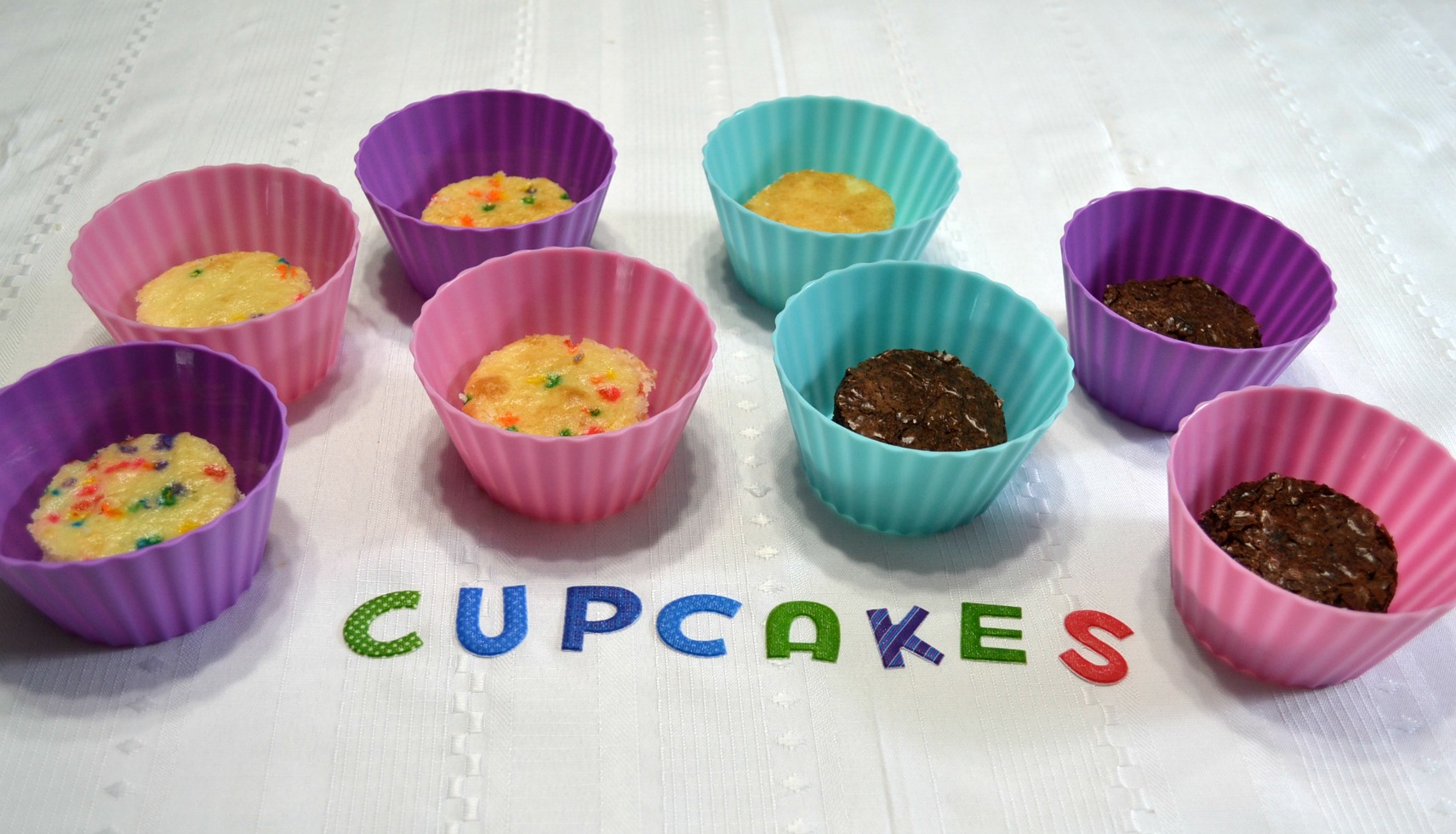 A fun idea for any party or get together with a build it yourself cupcake bar.