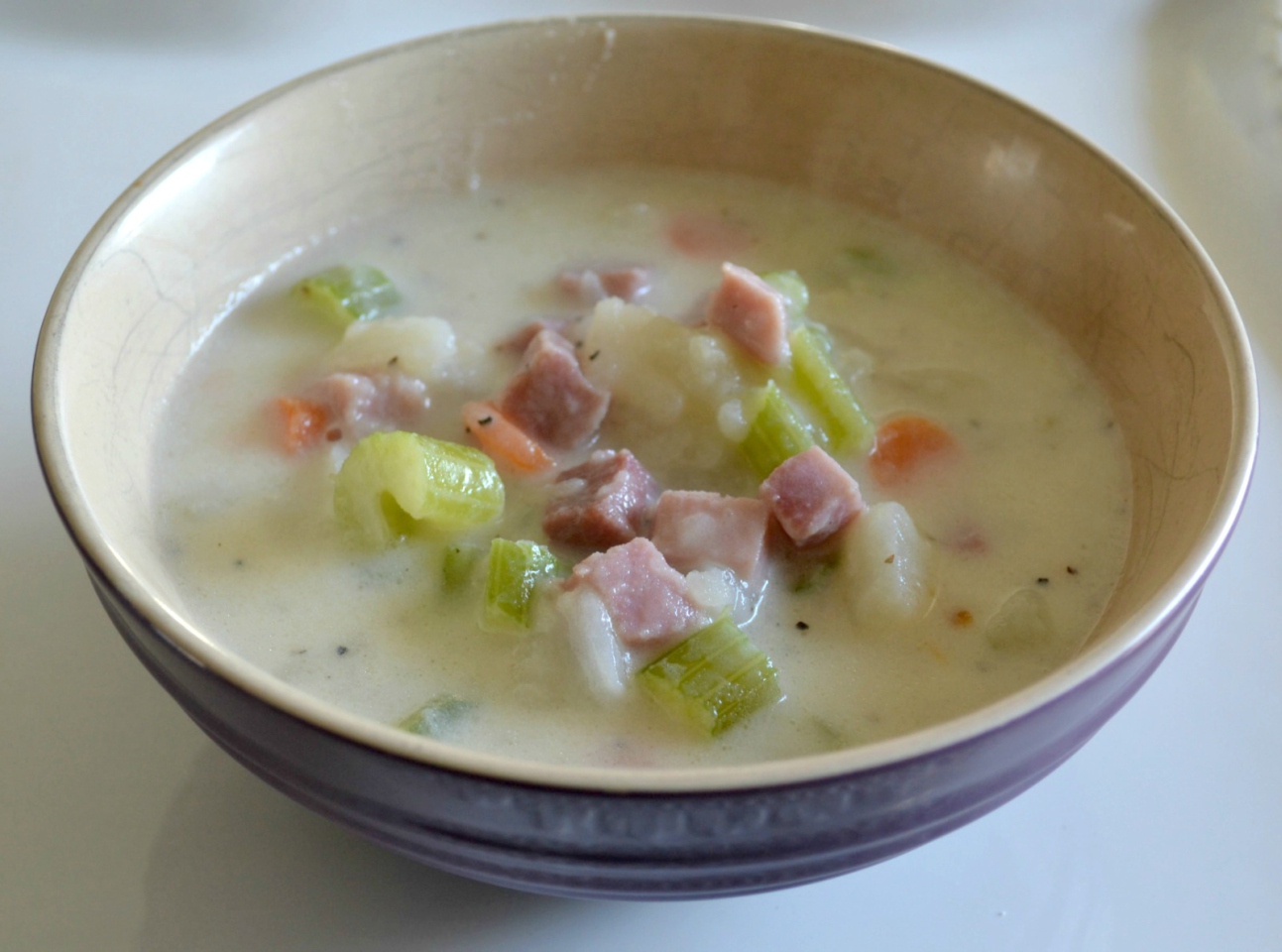 Potato soup recipes that are family favorites. Loaded baked potato or old fashioned potato & ham.