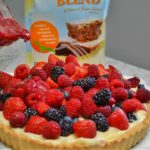 A refreshing berries & cream tart made with Stevia Blend.