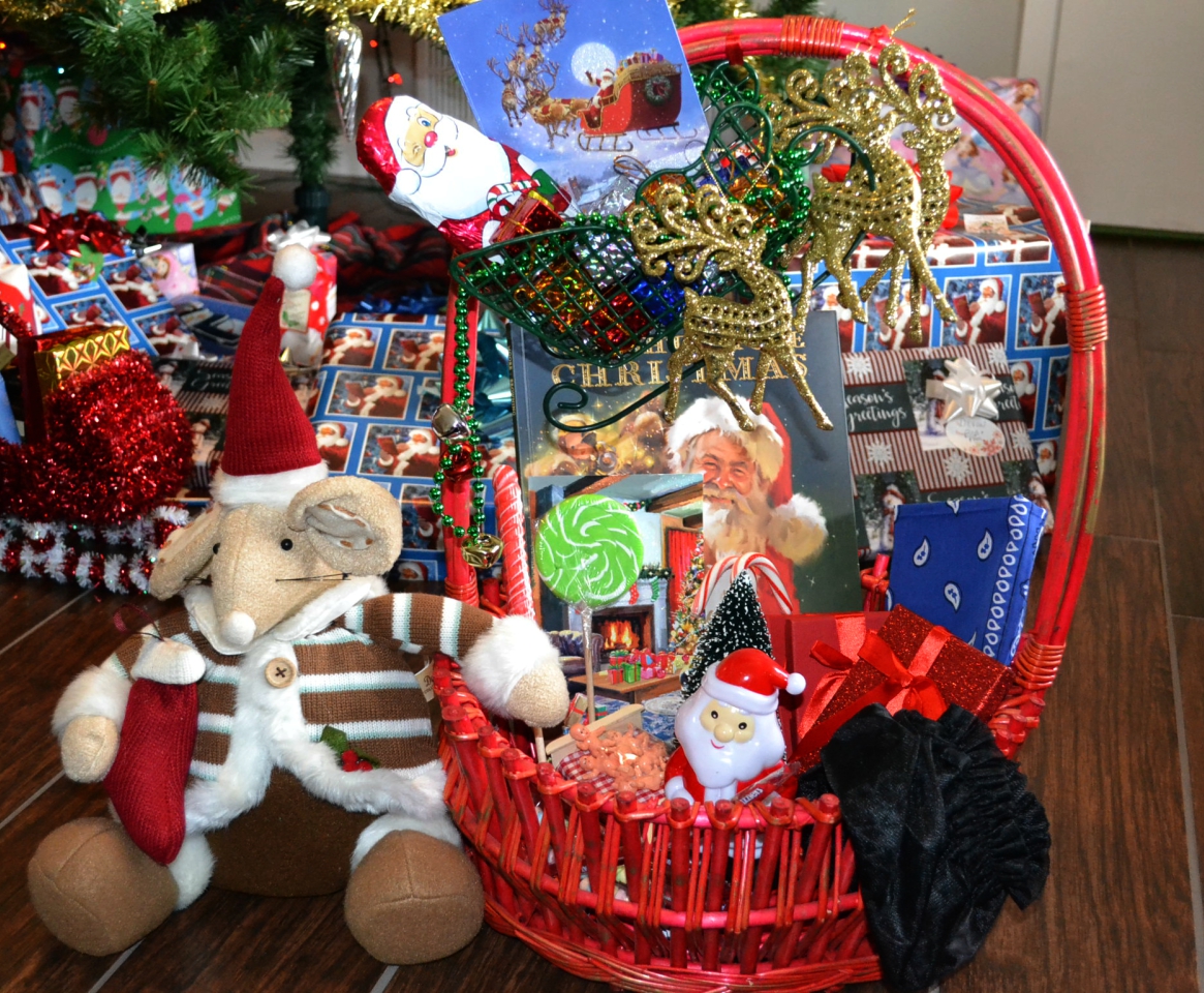 The Christmas Basket Game is a fun tradition of creating themed baskets.