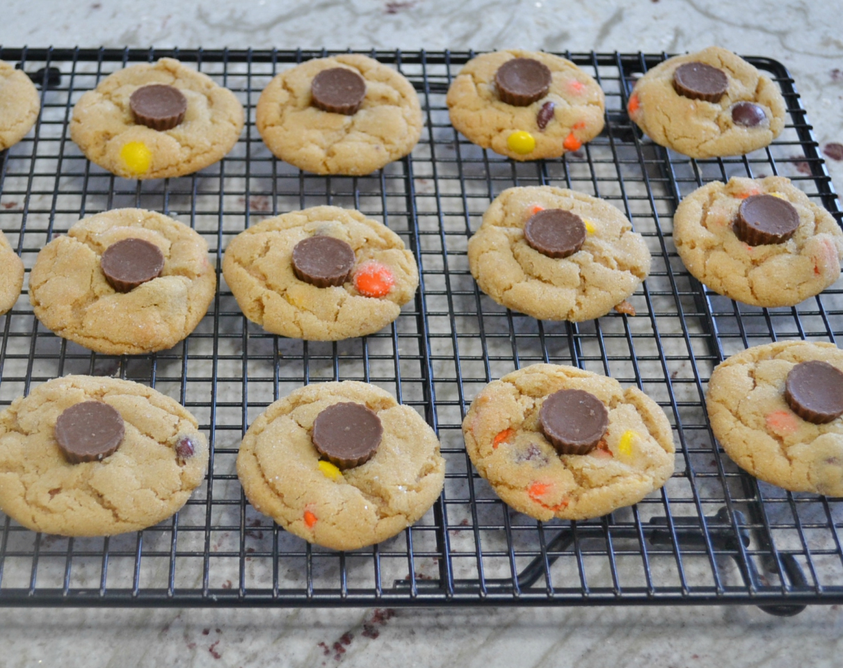 Triple Peanut Butter Cookie Delights are loaded with 3 levels of peanut butter