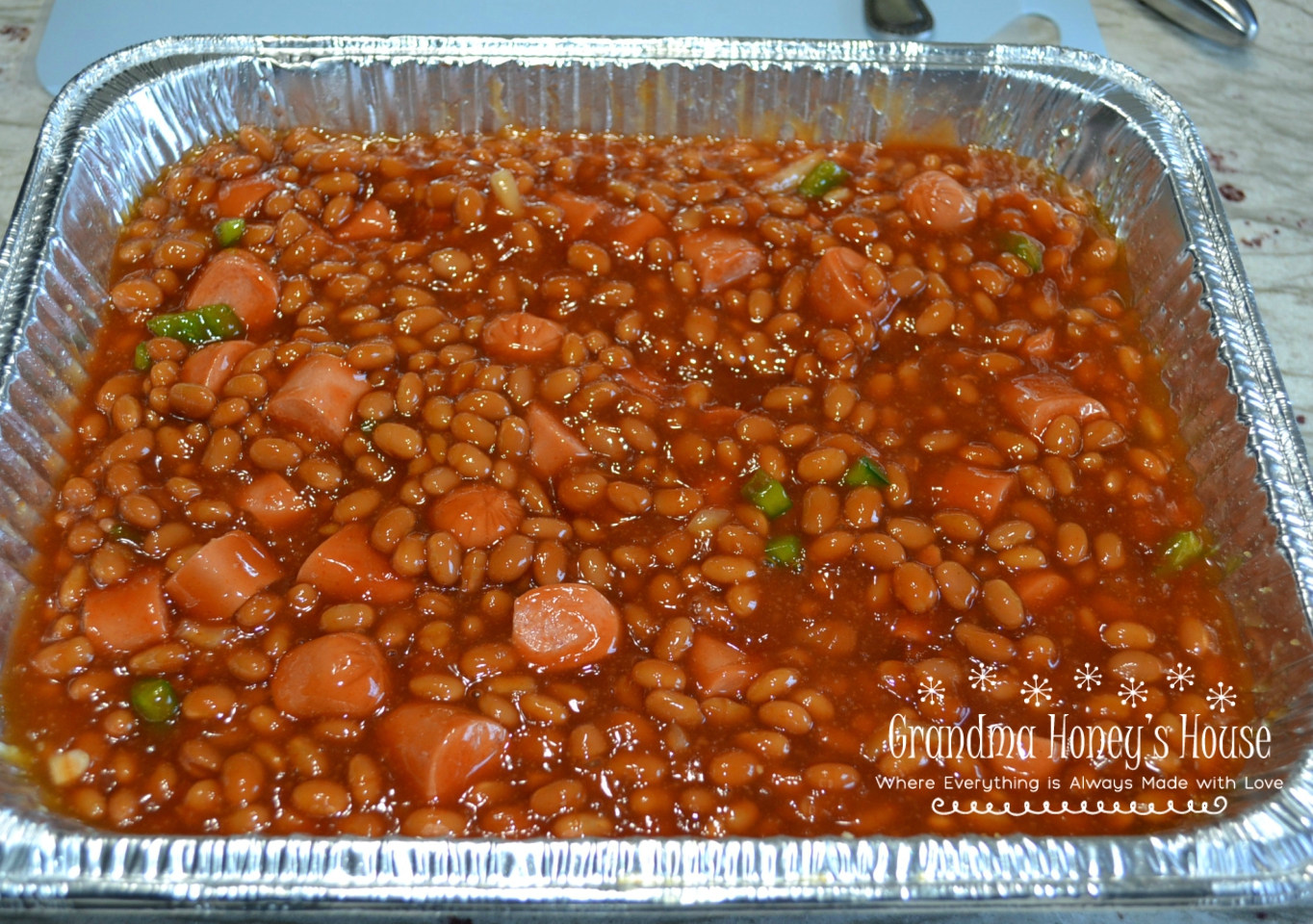 Baked beans and Wieners are a perfect side dish for any cook-out or summertime party.