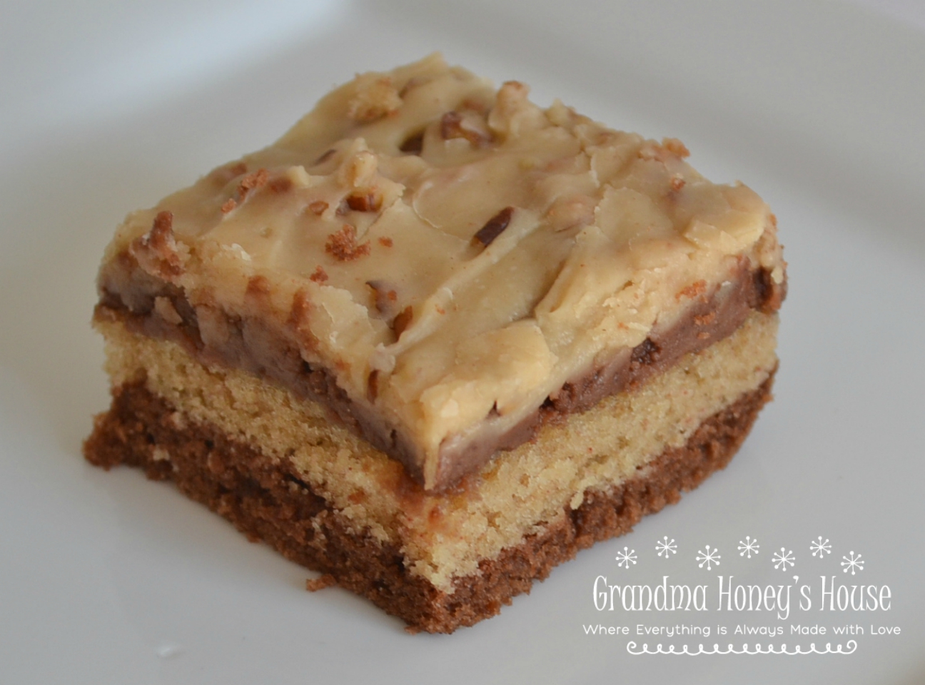 Peanut Butter Chocolate Texas Sheetcake is an awesome dessert. The 2 kinds of sheet cakes are combined and topped with 2 kinds of frosting. 