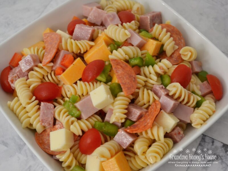 PASTA SALAD FOR 2- - DOWNSIZED COOKING RECIPE
