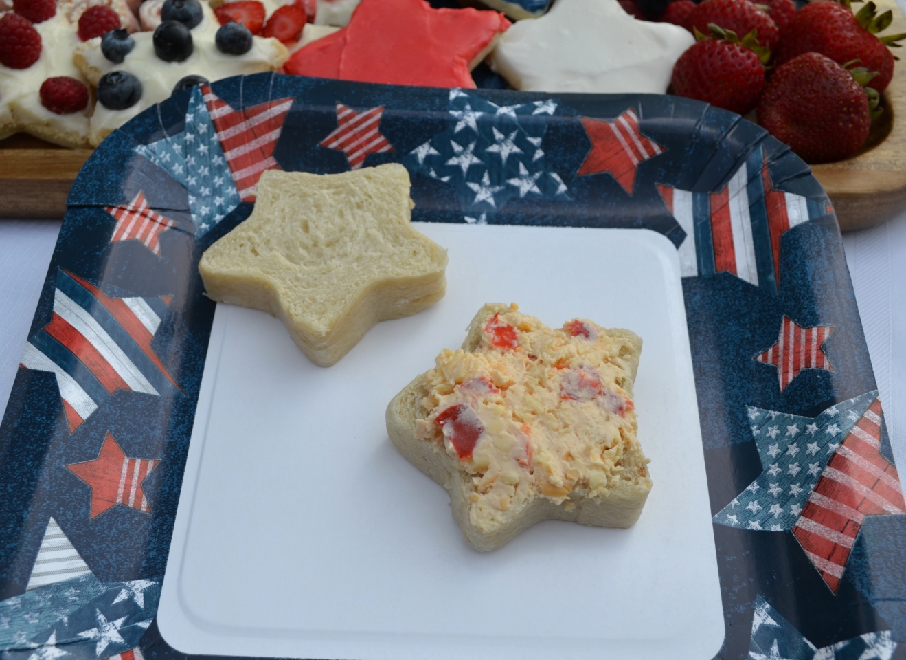 4th of July food boards are loaded with color and varieties of appetizer foods. Perfect for any summer party