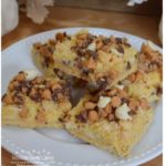 Butterscotch Toffee Vanilla Bean Cheesecake Bars are a dessert perfect for fall, from the colors to the combination of flavors.