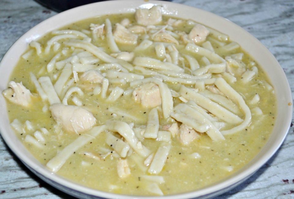 Homestyle Chicken and Noodles, old fashioned flavor with updated easy recipe.