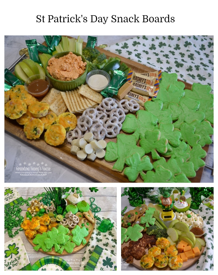 St Patrick's Day Snack Boards are easy to make, colorful, and full of savory and sweet treats. 