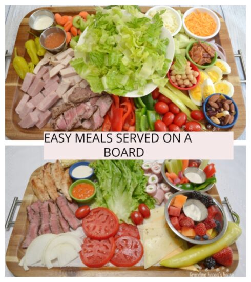 EASY MEALS SERVED ON A BOARD - GRANDMA HONEY'S HOUSE