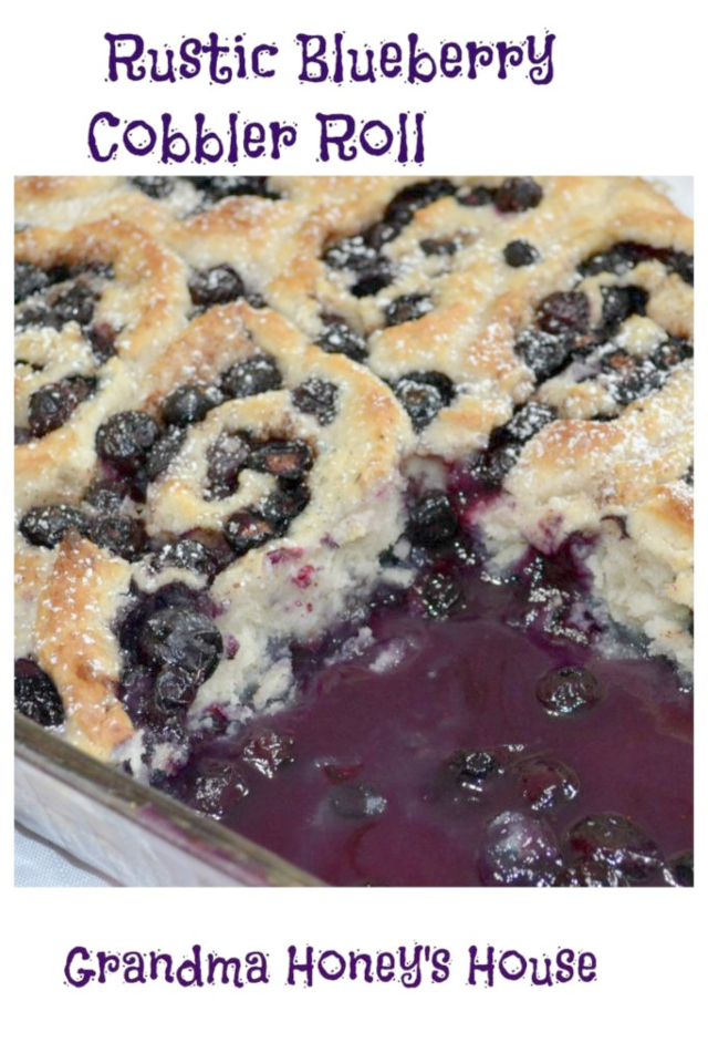Rustic blueberry cobbler roll. made with a soft, shortcake-style dough, fresh blueberries, and baked in a rich homemade syrup, every bite is warm, comforting, and absolutely irresistible.