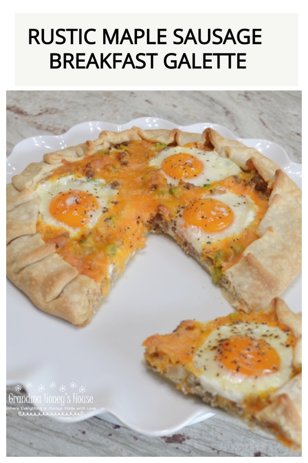 his Rustic Maple Sausage Breakfast Galette is a perfect brunch recipe to impress your guests with.  