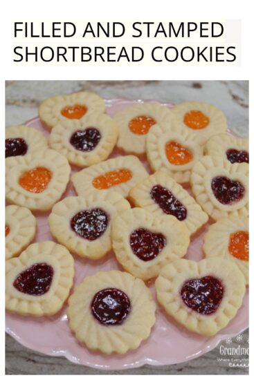 FILLED AND STAMPED SHORTBREAD COOKIES - GRANDMA HONEY'S HOUSE