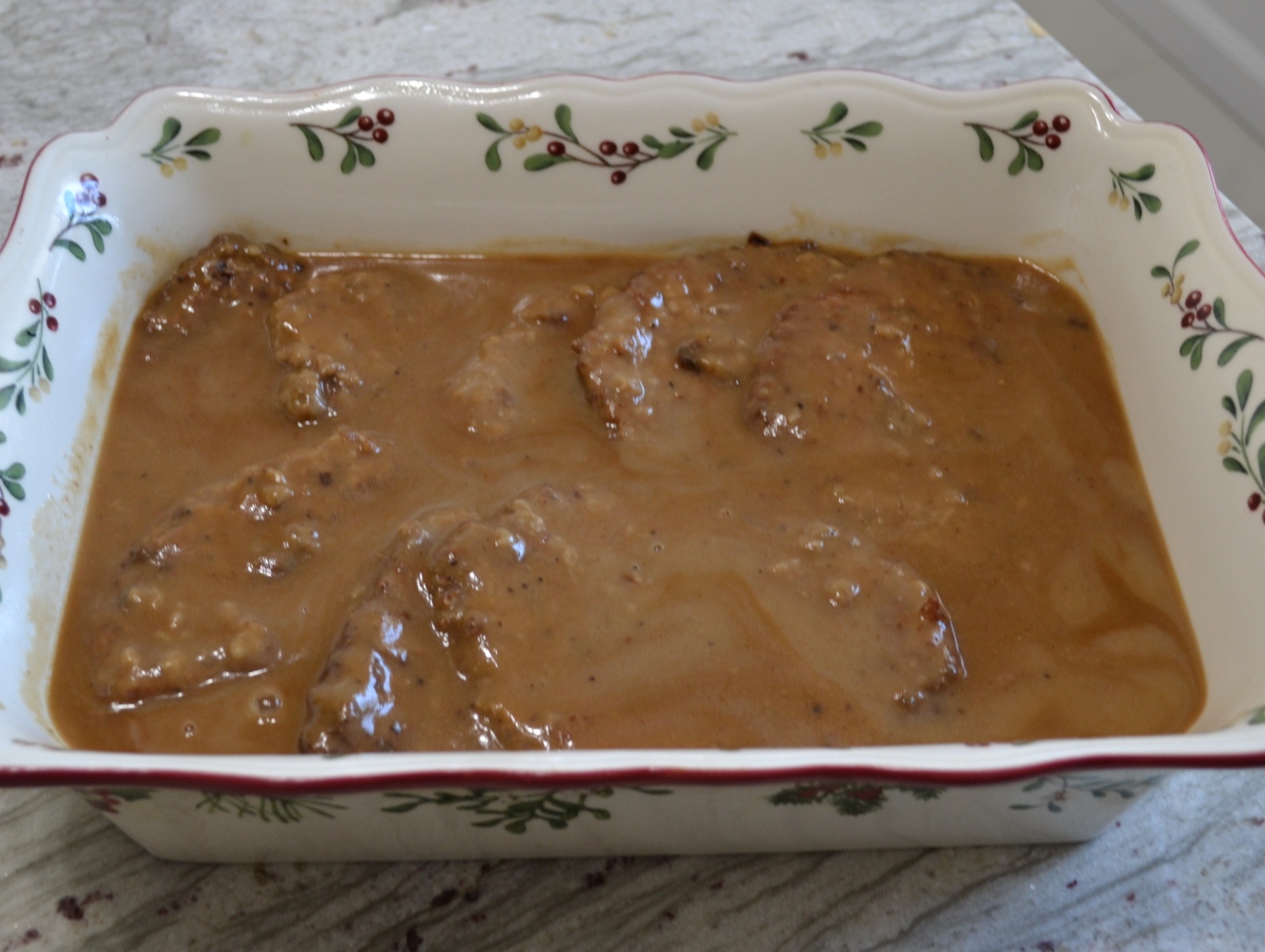 Baked Steak is the ultimate comfort food.