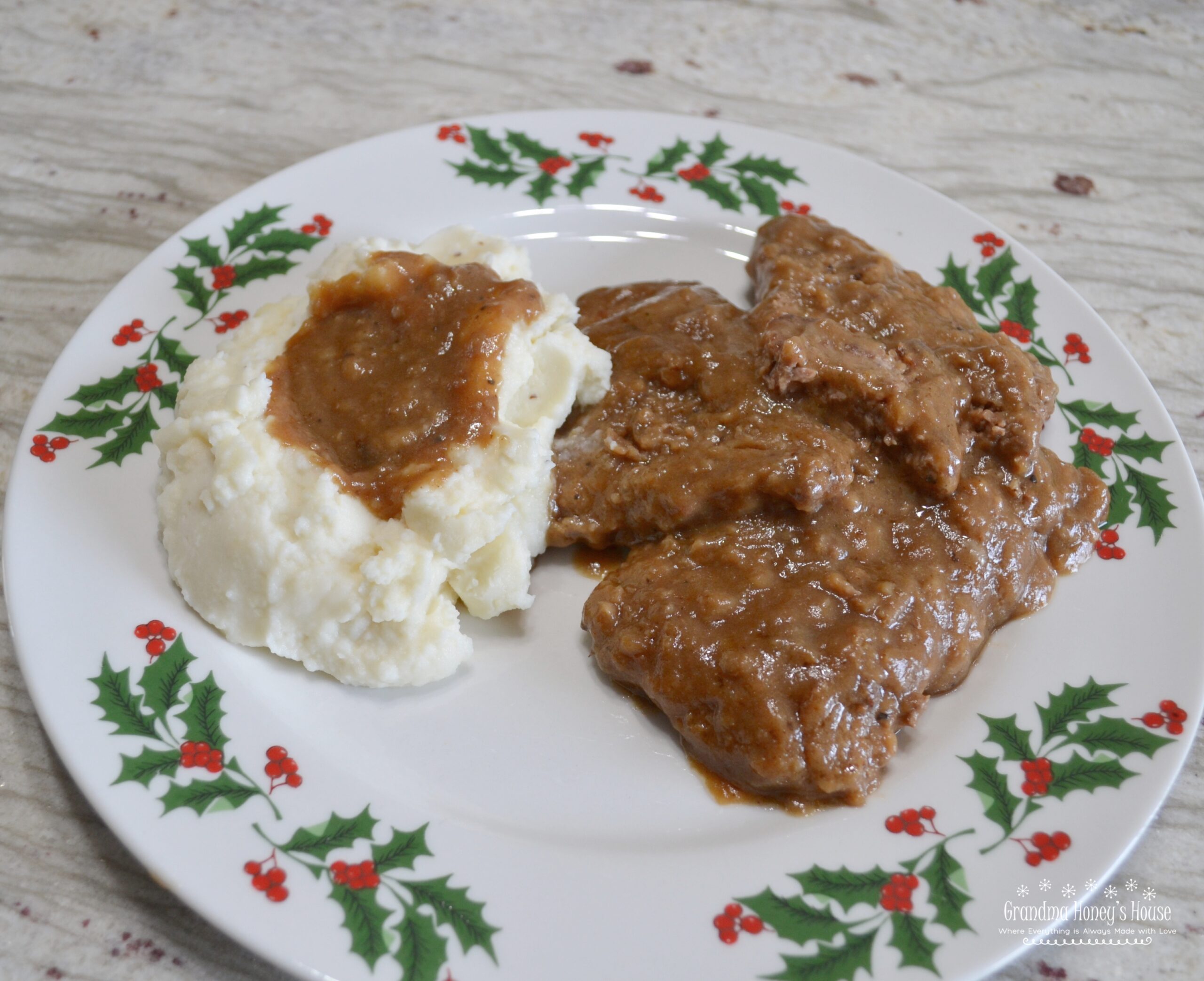 Baked Steak is the ultimate comfort food.