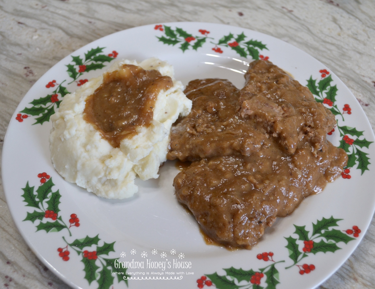 Baked Steak is the ultimate comfort food.