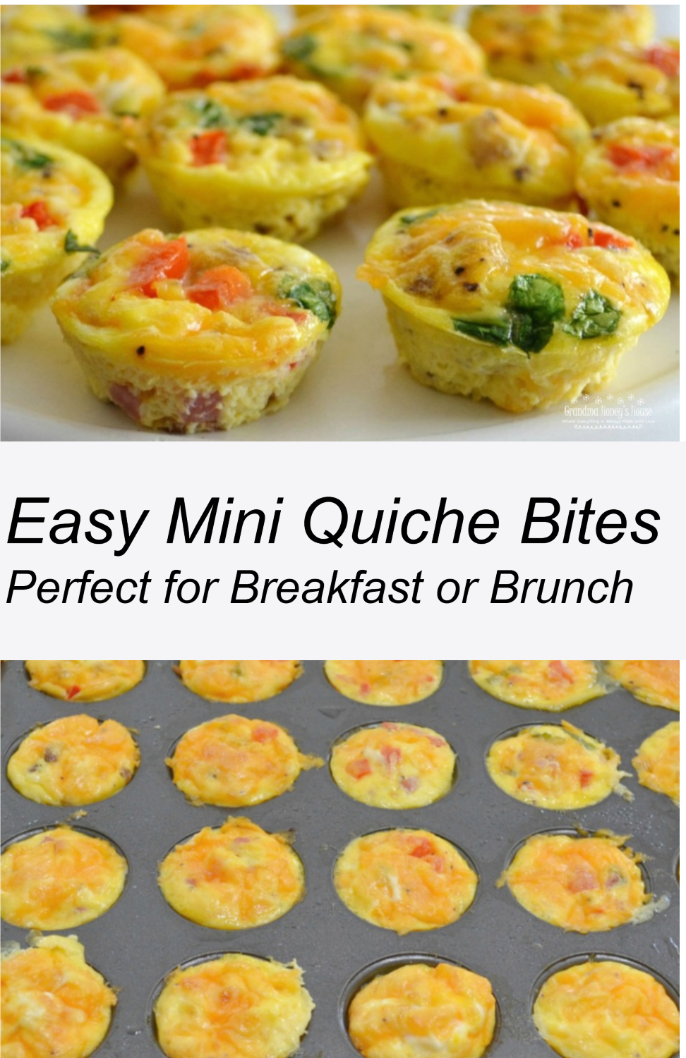 These gluten-free crustless mini quiche bites are easy to make, low carb, and perfect for breakfast, brunch, meal prep, or appetizers.