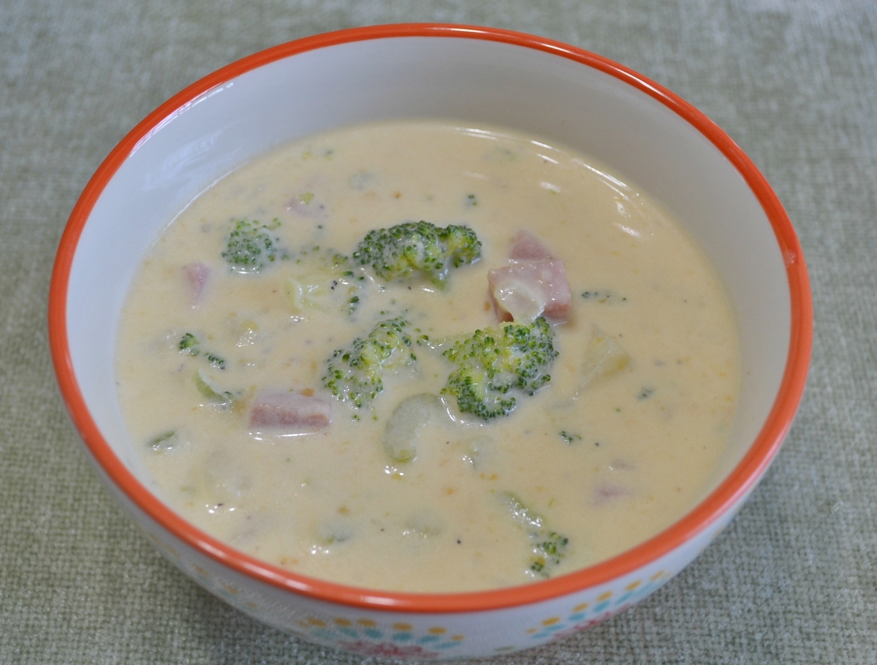 Potato Ham Broccoli Cheddar Soup is a hearty, creamy soup made with tender potatoes, broccoli, savory ham, and cheddar cheese.