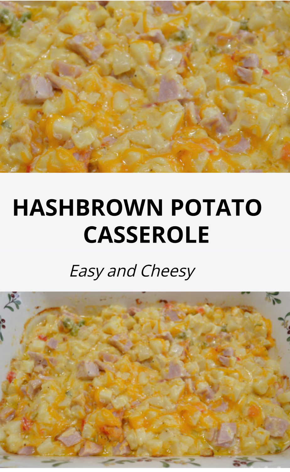 Hashbrown Potato Casserole is a classic, cheesy potato casserole that has been a favorite in church cookbooks and family gatherings for generations. Made with frozen hashbrowns, butter, sour cream, cheddar cheese, seasonings, and cream of chicken soup, this casserole is one of the first dishes to disappear at any cookout or potluck.